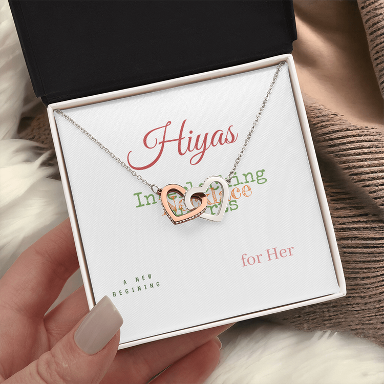 Interlocking Hearts Necklace elegant design