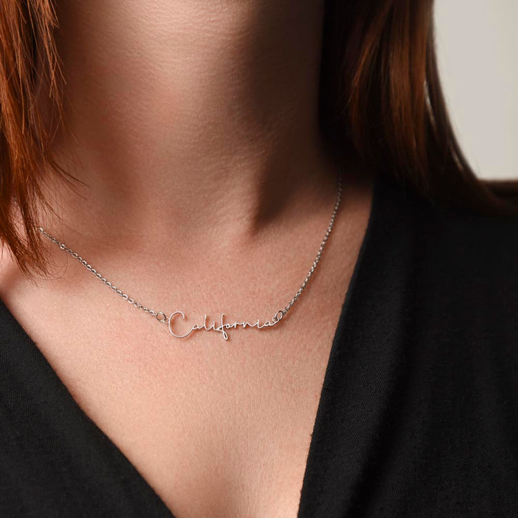 Personalized Name Necklace custom name pendant