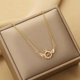 Angel Wings Clavicle Necklace minimalist jewelry look