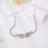 Celestia™ Angel Wings Rhinestone Anklet – Sparkle with Every Step