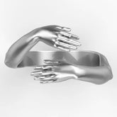 Vintage Couple Rings Set matching rings display
