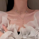 Silver Triangle Pendant Necklace gift jewelry presentation