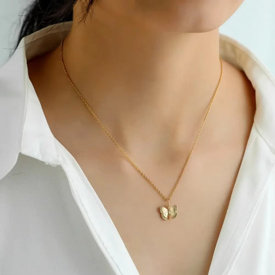 Silver Triangle Pendant Necklace close-up detail