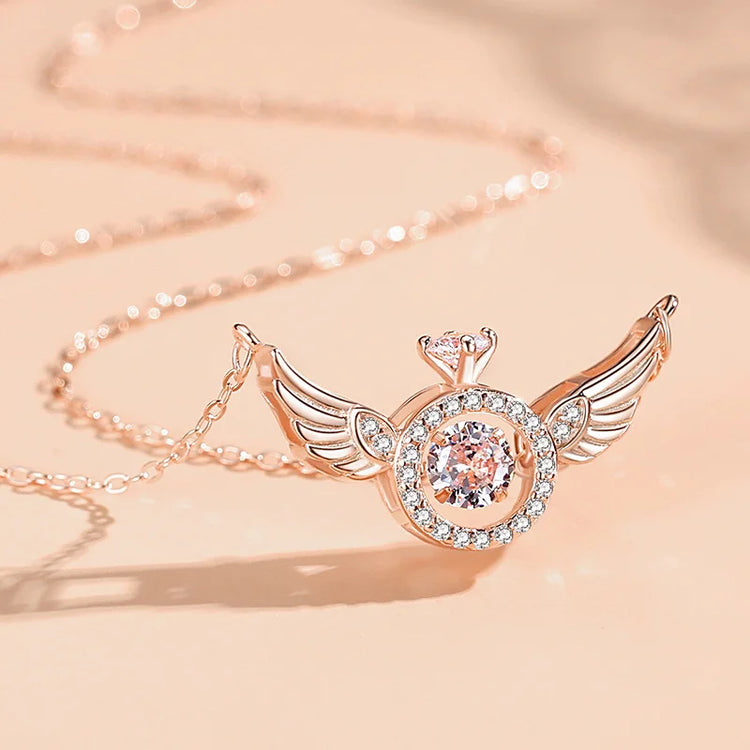 Angel Wings Clavicle Necklace elegant style