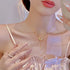 Silver Triangle Pendant Necklace premium quality design