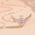 Angel Wings Clavicle Necklace close-up pendant
