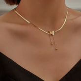 Silver Triangle Pendant Necklace layered necklace look