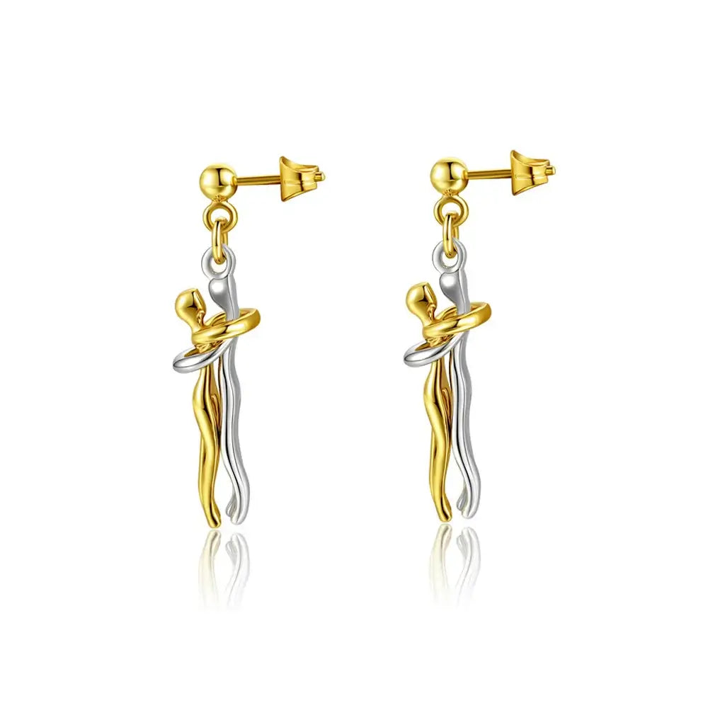 14K Gold Plated Embrace Jewelry Set premium quality look