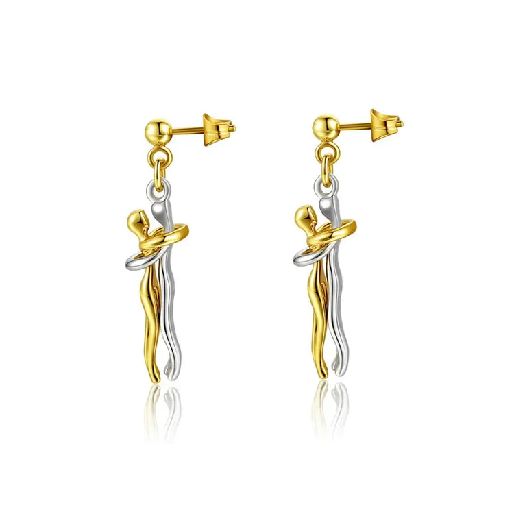 14K Gold Plated Embrace Jewelry Set premium quality look