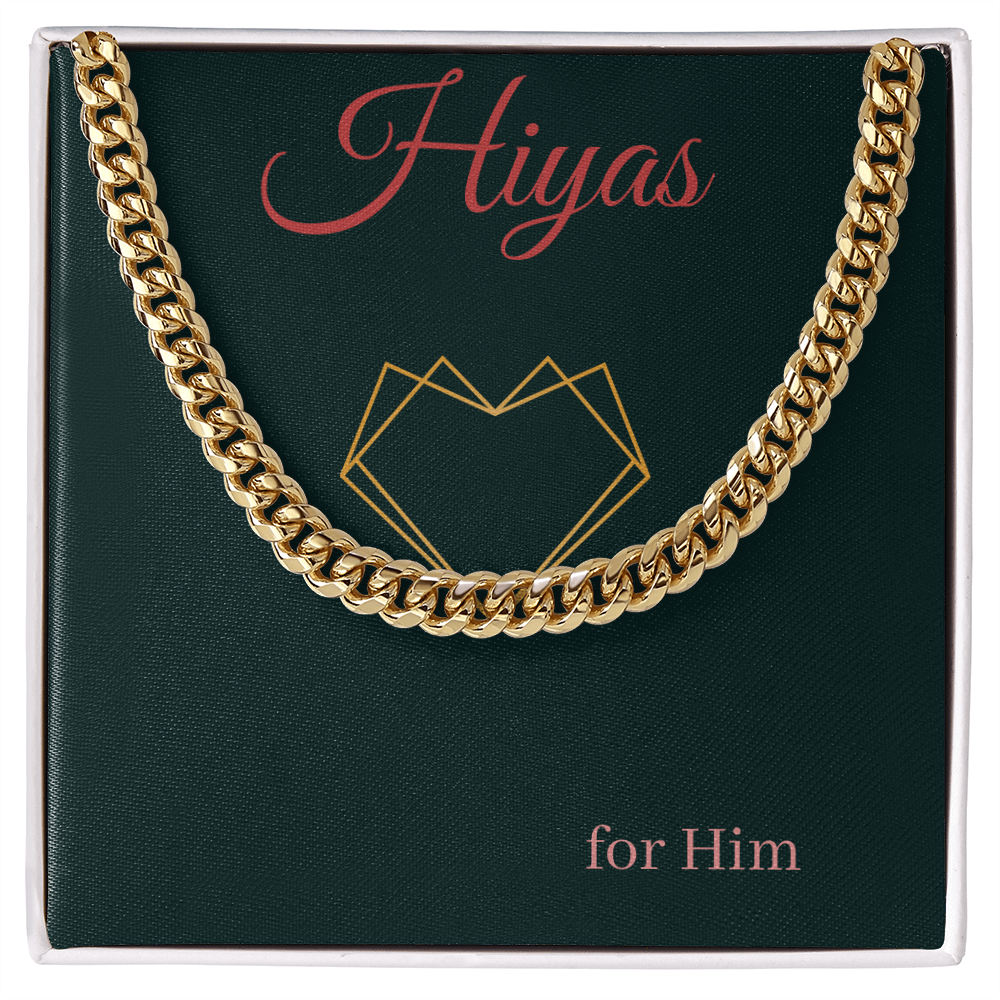 Cuban Chain Necklace stainless steel finish