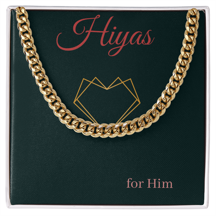 Cuban Chain Necklace stainless steel finish