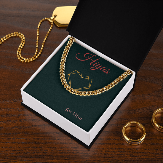 Cuban Chain Necklace fashion accessory for men