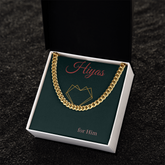 Cuban Chain Necklace worn with casual outfit