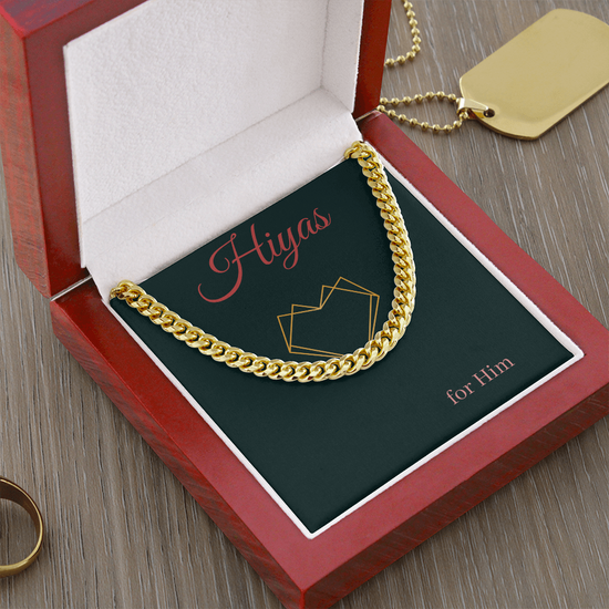 Cuban Chain Necklace silver stainless steel chain