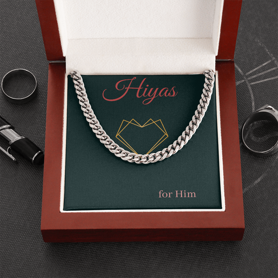 Cuban Chain Necklace luxury style appearance