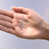 Interlocking Hearts Necklace romantic jewelry