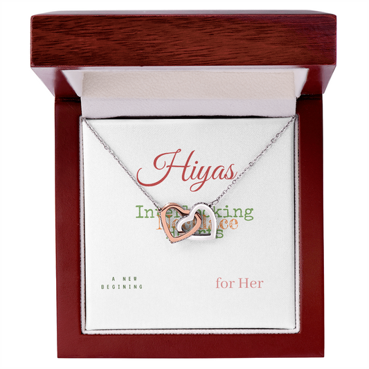 Hiyas Interlocking Hearts Necklace~  Perfect Jewelry Gift
