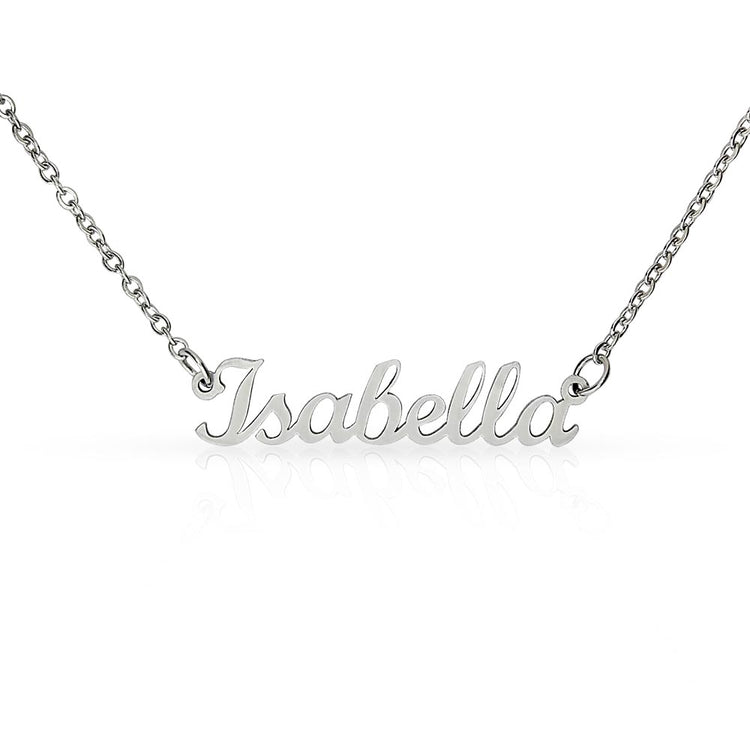 Custom Name Necklace for Women gold name pendant