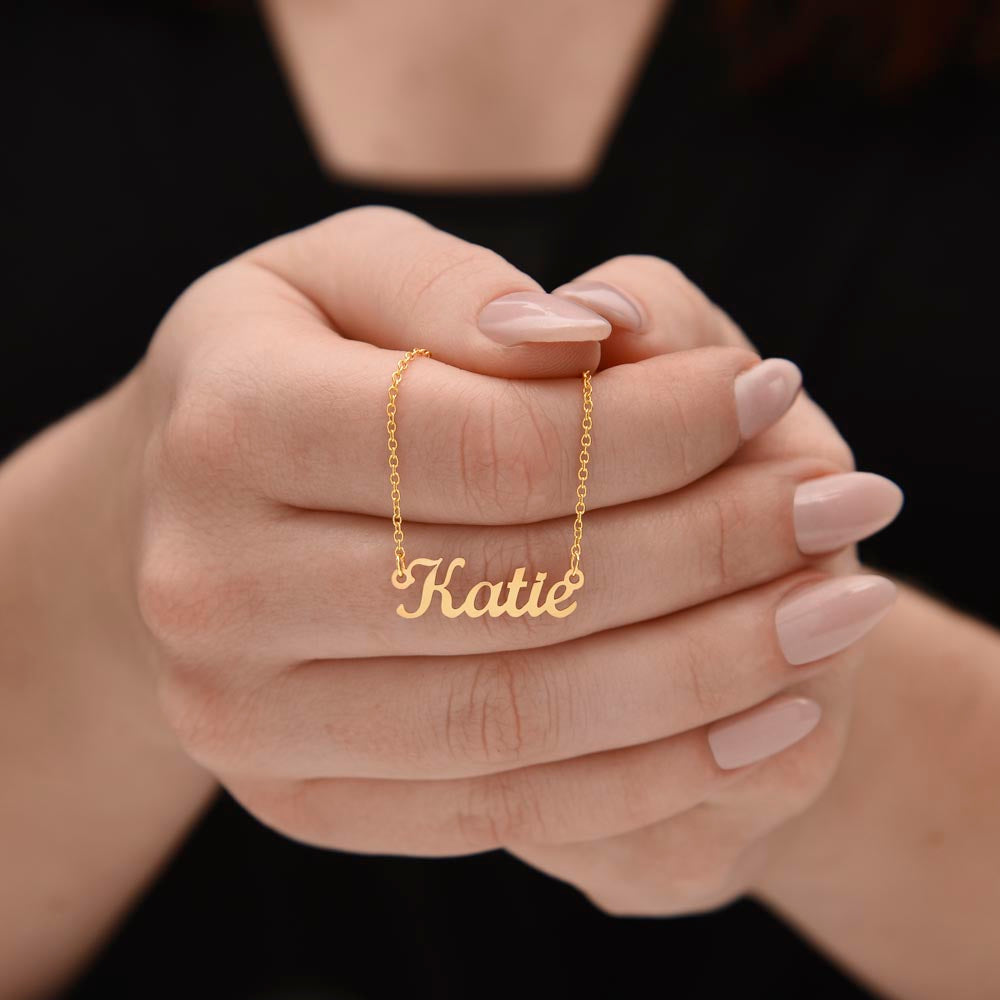 Custom Name Necklace for Women delicate chain
