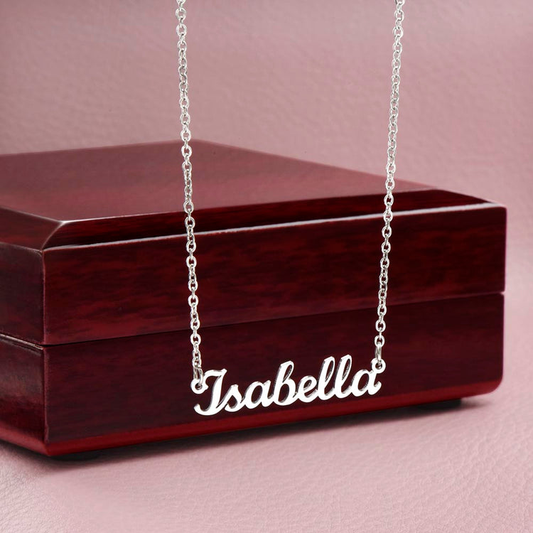 Custom Name Necklace for Women gold name pendant