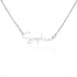 Personalized name necklace featuring the name &
