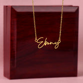 Personalized name necklace with the name &