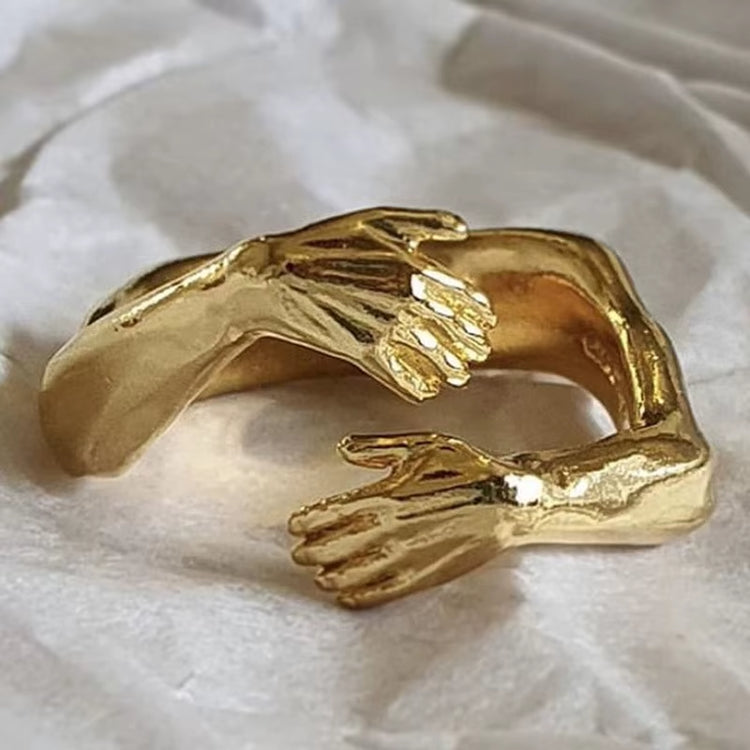 Vintage Couple Rings Set worn by couple